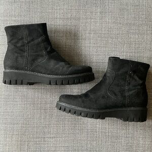 Ara Black Ankle Booties